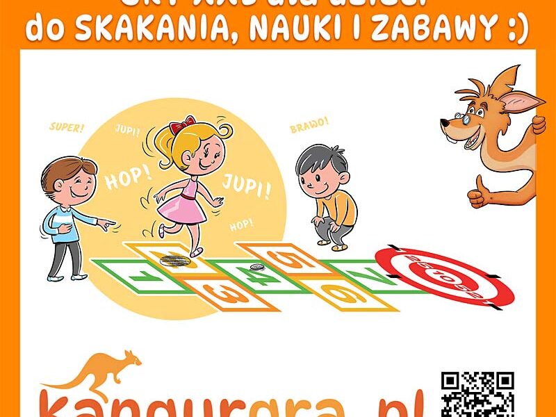 EDUKACYJNE GRY dla DZIECI do skakania i zabawy KangurGra.pl