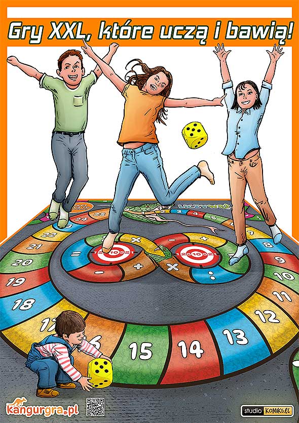 EKOLOGICZNE GRY XXL dla DZIECI do skakania i zabawy KangurGra.pl