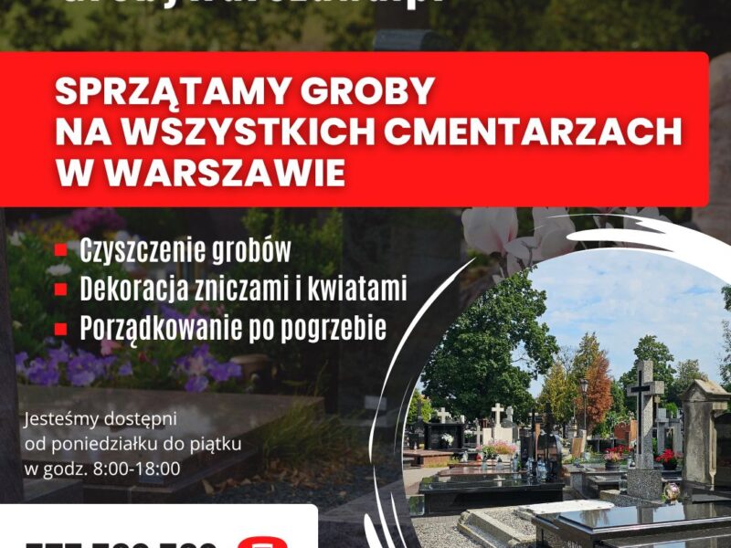 GrobyWarszawa.pl - Sprzątanie grobów Warszawa i okolice