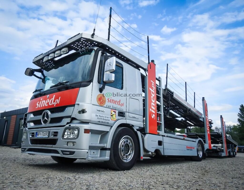 Transport aut lorą z Ameryki