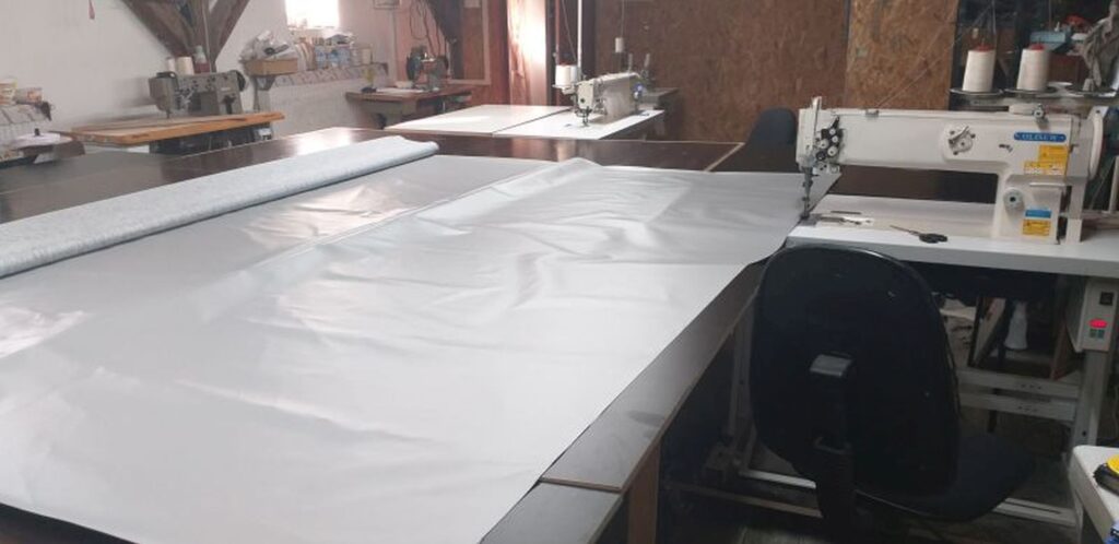 Naprawa przedsionki camping szycie parasole altany pokrycia łodzie cabrio