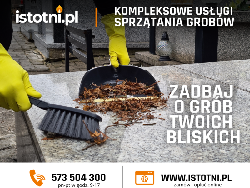 Sprzątanie grobów Warszawa, opieka nad grobami