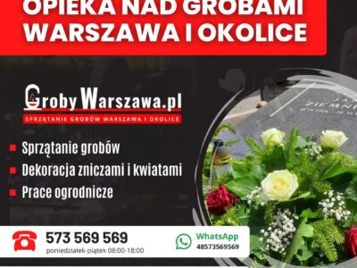 Sprzątanie grobów Warszawa i okolice